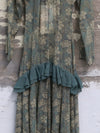 Mutedance 25 Autumn/Winter Printed Long Sleeve Dress MD-MD25FW27-green (MD25FW26)